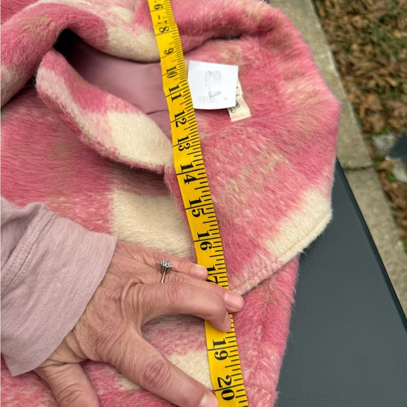 Women’s Peach Love California Wool Blend Pink Coat - New with Tag. Medium - Picture 13 of 15